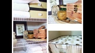 Linen Closet Organization Ideas [upl. by Mhoj]