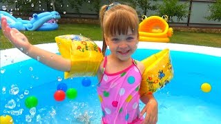 Babies and Kids Family Fun Pool Spash Pad and Water Slides Family Fun Vacation [upl. by Jen273]