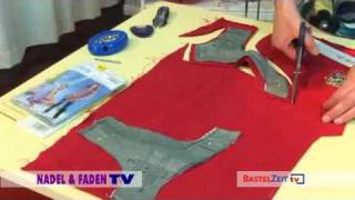 BastelzeitTV 40  Taschenkleid Teil 1  Zuschnitt [upl. by Whitehouse]