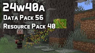 News in Data Pack Version 56 and Resource Pack Version 40 24w40a [upl. by Tengler]