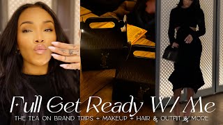 FULL GRWM FOR DINNER W NARS AT NEW YORK FASHION WEEK MAKEUP  HAIR  OUTFIT ALLYIAHSFACE GRWM [upl. by Aiyn931]