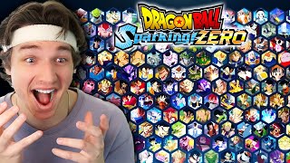 EVERYONE IS HERE Dragon Ball SPARKING Zero FULL ROSTER Reveal REACTION [upl. by Ah]