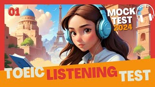 01  TOEIC Listening Test 2024 Mock Exam Practice [upl. by Cressler962]