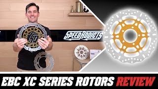 EBC XC Series Motorcycle Rotors Review at SpeedAddictscom [upl. by Yrrehc215]