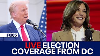 LIVE 2024 Presidential Election Coverage  FOX 5 DC [upl. by Kathleen156]