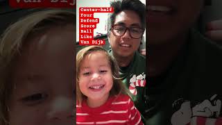 LiverpoolFC Virgil Van Dijk Song by my 2 year old ynwa lfc liverpoolfc [upl. by Vito]