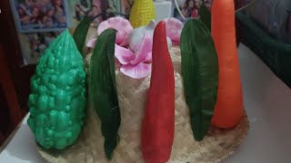 Headdress For Nutrition MonthHow To Make Plastic Vegetables Hat [upl. by Gaylord]