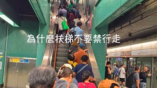 周兆祥：為什麼扶梯不要禁行走 cc 中文字幕 港鐵  左行右企  多餘廣播  真擾民 [upl. by Elda]