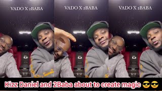 Kizz Daniel and 2baba link up for the first time ever as they set to drop a new song together [upl. by Anegal]