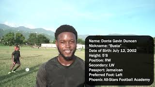 Donte Gavin Duncan  Player Profile [upl. by Ander727]