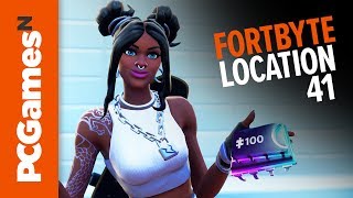 Fortnite Fortbyte guide  Number 41 [upl. by Alahcim]