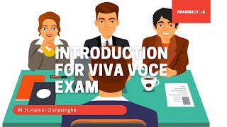 An introduction for Viva Voce Exam  External Pharmacists Examination [upl. by Johppa]