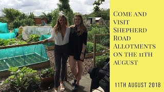 Come and visit our allotment site on the 11th of August [upl. by Wallach783]