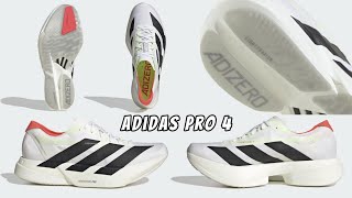 Adidas Adizero Adios Pro 4  Details From Adidas Own Website  Upcoming Shoes running [upl. by Halford40]