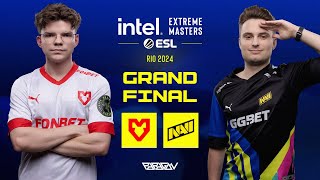 KZ MOUZ vs Natus Vincere  Intel Extreme Masters Rio 2024 Гранд Финал  Bo5 [upl. by Laved]