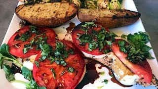 Caprese Grilled Chicken on the Big Green Egg [upl. by Enyrehtac]