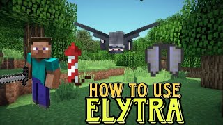 How to use Elytra in pocket edition [upl. by Anerac343]