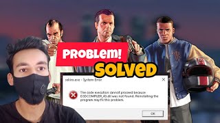 How to Fix D3DCompiler43dll Error Missing Windows 111087  GTA V Not Opening Error Fixed 2025 [upl. by Valerlan]