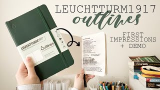 NEW Leuchtturm1917 Outlines  1st Impressions Initial Review [upl. by Tran748]