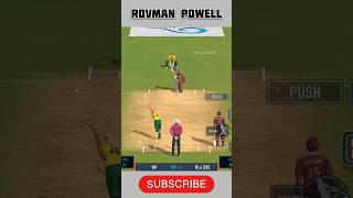 Rovman Powell match winning innings 🔥 rovmanpowell rc24cricket youtubeshortsrc24 cricketwivssa [upl. by Brenner]