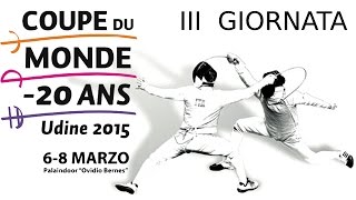 Coppa del Mondo under20  UDINE2015  III GIORNATA SQUADRE SpFSpM [upl. by Bazar]