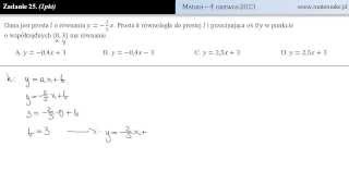 Zadanie 25  matura 4 czerwca 2013 [upl. by Ahsenauq]