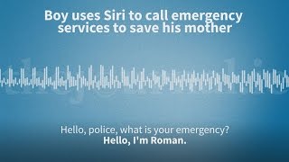 Boy uses Siri to call 999 and save his mother [upl. by Laved]