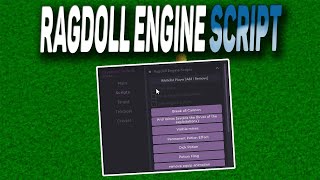 Ragdoll Engine script – Many functions – teleports [upl. by Thekla426]