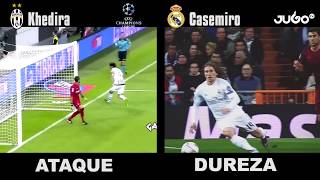 Champions League Sami Khedira vs Casemiro [upl. by Nnahsal]