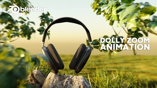 MAKE PRODUCT ANIMATION IN BLENDER  ”DOLLY ZOOM EFFECT”  TUTORIAL [upl. by Adnalro]