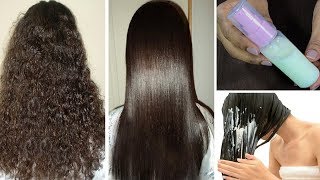 Straighten Hair Naturally At Home  Magical hair Straightening SPRAY INSTANT RESULT [upl. by Hanny515]