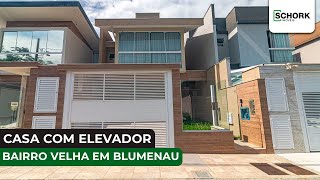 TOUR  Casa com 2 dormitórios à venda 205 m² por R 135000000  Velha  Blumenau [upl. by Irat]