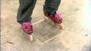 Tutorial on how to spin on inline skates or rollerblades using heel amp toe wheels Excerpt from BBC [upl. by Carthy]