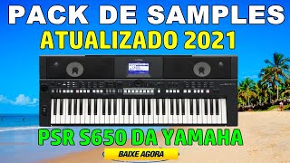 Pack De Ritimos Sampleados 2021 Para O PSR S650 Da Yamaha GRATIS [upl. by Ayin]