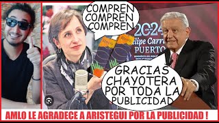 QUE RISA  Aristegui AYUDÓ la chocolatera de hijos de AMLO sin querer  COMPÁRTELO PATRIOTA [upl. by Ahtamat]