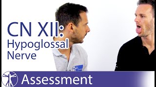 Cranial Nerve 12 Examination  Hypoglossal Nerve Assessment for Physiotherapists [upl. by Porche]