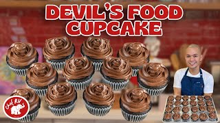 SUPER BEST CHOCOLATE CUPCAKES Chef RV’s Devil’s Food Cupcakes [upl. by Guise]