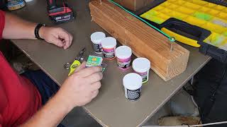 How To Powder Paint Jig Heads with ProTec Powder Paint [upl. by Arretak535]