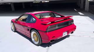 1986 Pontiac Fiero GT 5 speed 43k miles Walk Around [upl. by Rasaec]