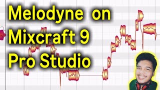 Melodyne on Mixcraft 9 Pro Studio [upl. by Chandra]