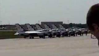 2007 McGuire AFB Open House  USAF Thunderbirds  Part 1 [upl. by Pam]