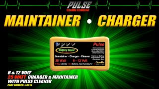 Charger amp Maintainer  Battery Saver 6 amp 12 Volt 25 Watt Battery Charger and Pulse Maintainer [upl. by Kepner837]