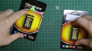 OKcell 9V 800mAh USB Rechargeable Lipo Battery from Banggood [upl. by Eixam]