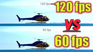 60 fps vs 120 fps Video Comparison  LG High Frame Rate [upl. by Lasley830]