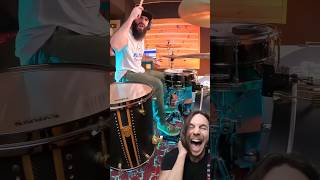 EL ESTEPARIO SIBERIANO PLAYING A SINGLEDOUBLE PEDAL 🤣🔥 drums reaction [upl. by Eybba]