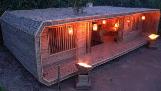 239Day Top10 Building Tunnel Bamboo Private House [upl. by Metabel389]