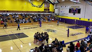 Graham Kapowsin  Puyallup High School Volleyball  10124  Set 1 of 4 [upl. by Kathrine943]