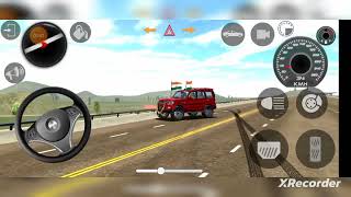 Modified Red Mahindra Thar  Indian Car simulator 3D android Gameplay [upl. by Toney]