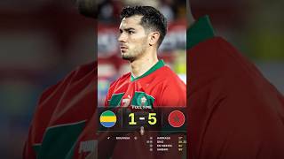 🇬🇦🇲🇦 Full Time Gabon 1 vs 5 Maroc highlights amp All goals  can2025 afcon Gabon maroc football [upl. by Ahmed964]