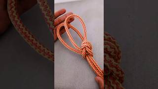 Double loop knot knots rope tie knotskills shortsvideo [upl. by Nosirrag]